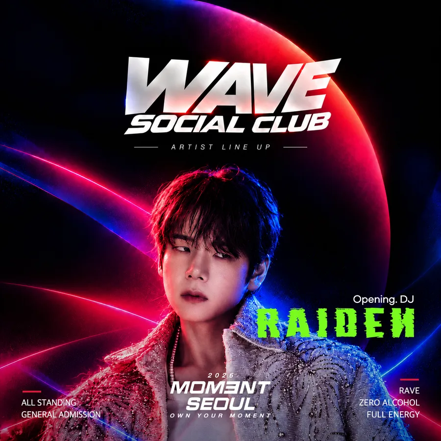 MOM3NT SEOUL RAVE OPENING DJ RAIDEN